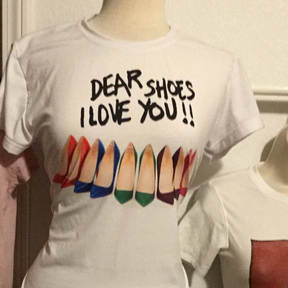 Lovers Soft-Tee W/Patterned Highheel Leggings - image 3